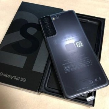 【新品/SIMフリー】Galaxy S21 5G［SCG09］グレー★一括購入②