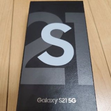 新品未使用　Galaxy S21 5G SCG09 au ファントムホワイト