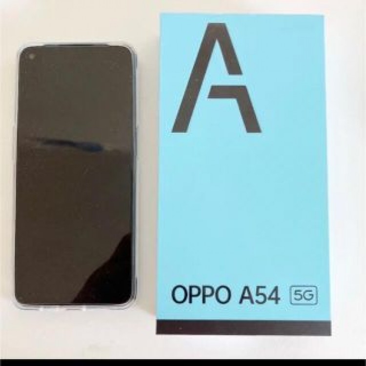 ケース装着　新品未使用☆OPPO A54 5G シルバーブラック♡SIMフリー