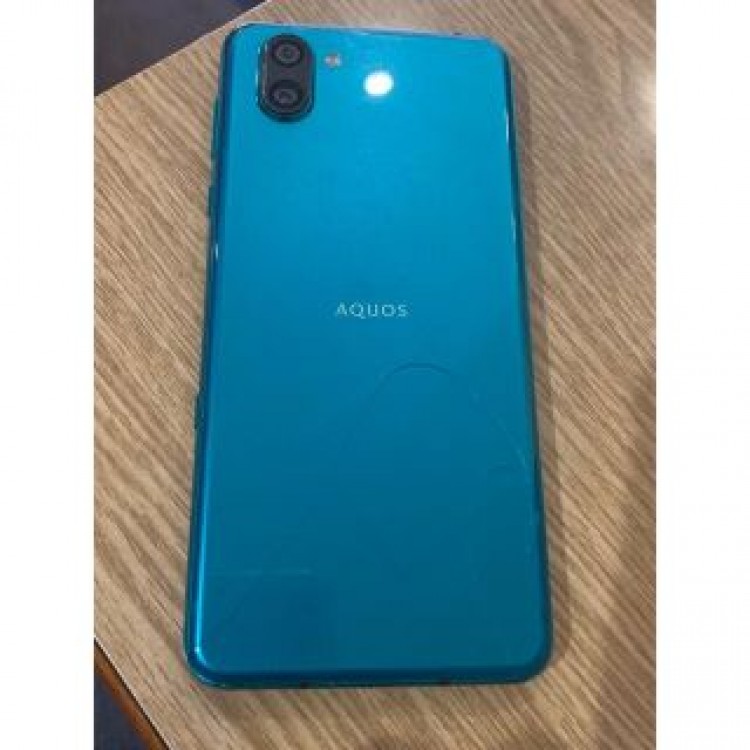 【中古品】AQUOS R3 エレガントグリーン 本体のみ SIMフリー