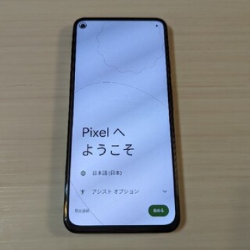 Pixel 5a 5G SIMフリー フィルム、ケース付 ピクセル5a