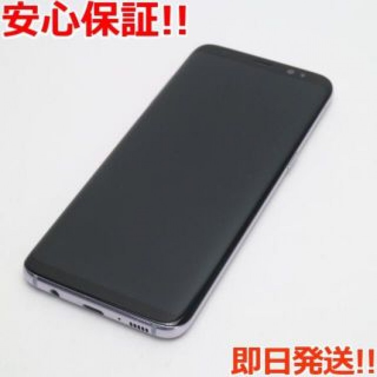 美品 SC-02J Galaxy S8 グレイ 白ロム