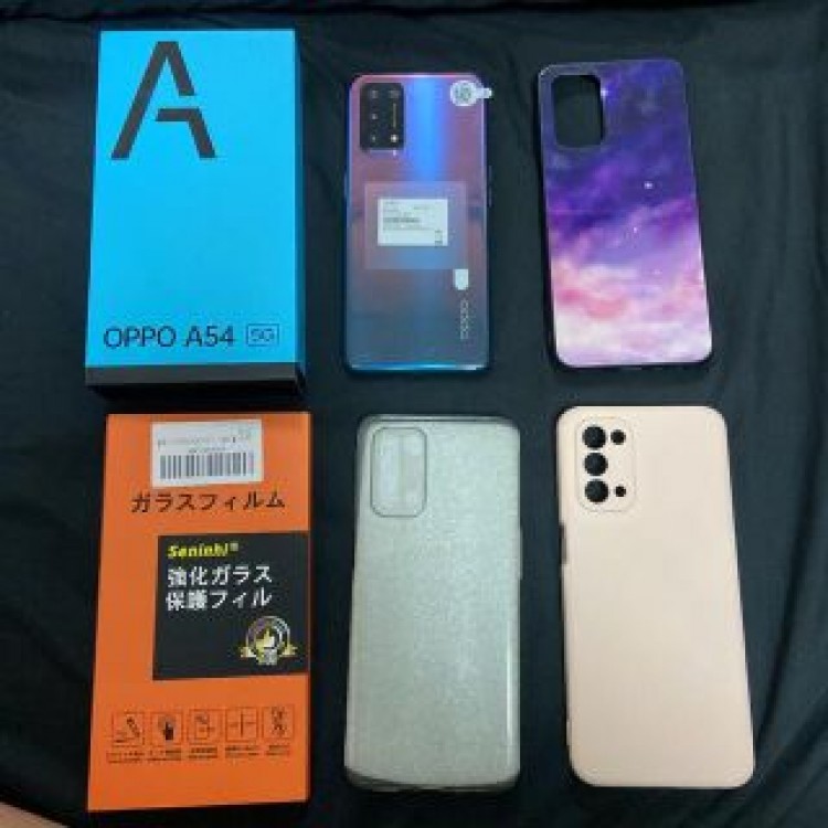 【美品】OPPO A54 5G OPG02 ファンタスティックパープル