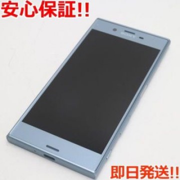 超美品 au SOV35 Xperia XZs ブルー 白ロム