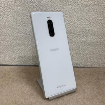 【超美品】SONY Xperia1 SOV40 白 本体 SIMロック解除済
