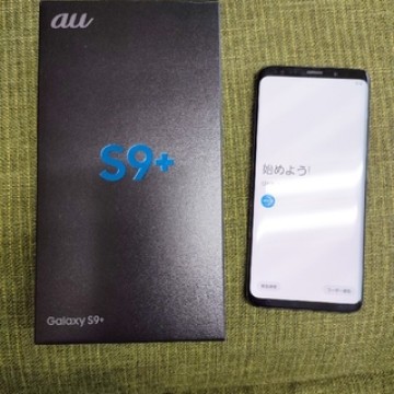 中古）SAMSUNG Galaxy S9＋ SCV39 ミッドナイトブラック