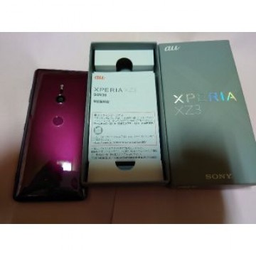 【良品】Xperia XZ3 BordeauxRed 64GB au SOV39