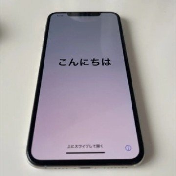 【ジャンク】iPhone Xs Max Silver 64 GB au