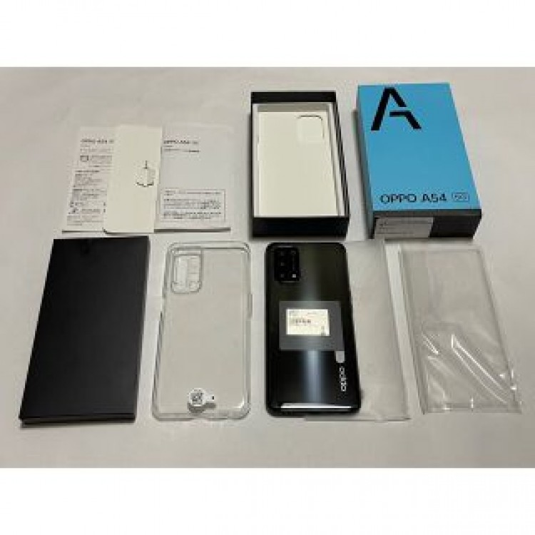 【新品同様】SIMフリー OPPO A54 5G au (シルバーブラック)