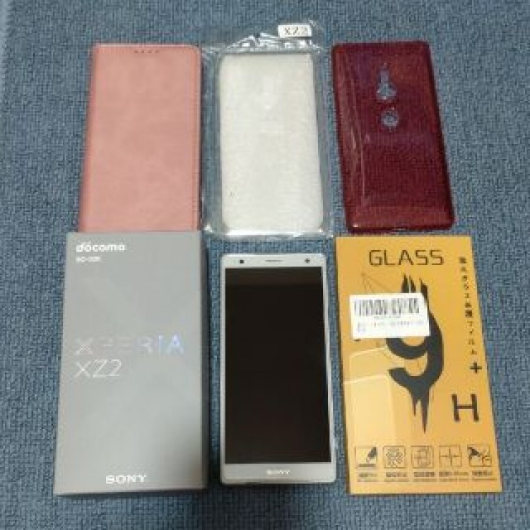 SONY Xperia XZ2 SO-03K Liquid Silver　本体