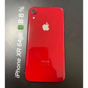 iPhone XR  64gb SIMフリー　レッド　バッテリー８８％
