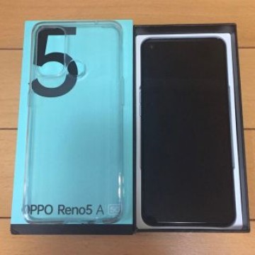 美品OPPO Reno5 A eSIM A103OP アイスブルー