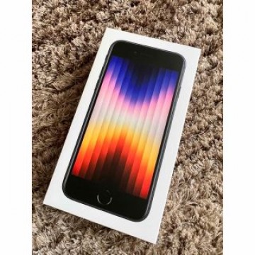 【新品未使用】iPhone se 第3世代　ミッドナイト　安心のIMEI記載！