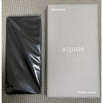 AQUOS sense6 ブラック 64 GB sh-54b simフリー