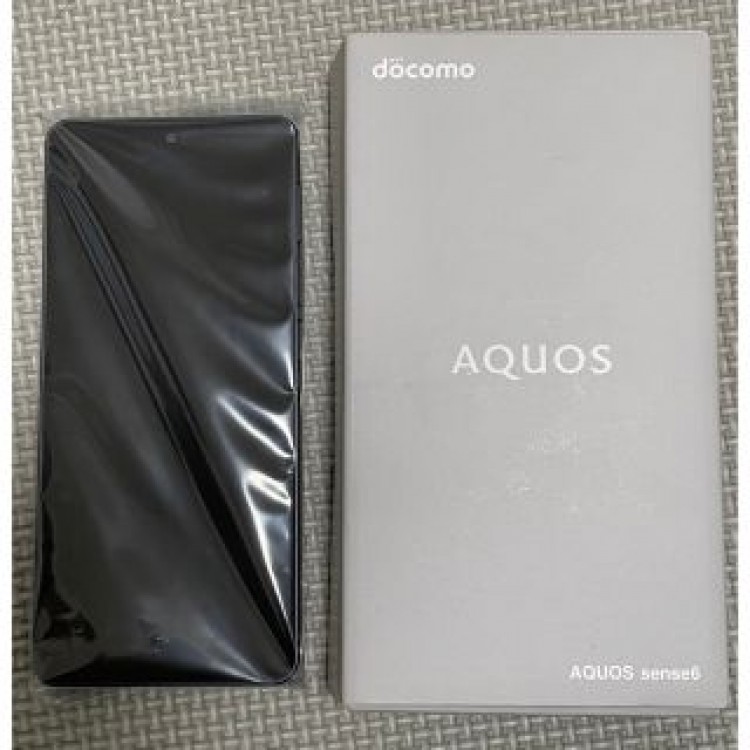 AQUOS sense6 ブラック 64 GB sh-54b simフリー