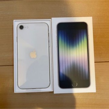 新品未使用品 iPhone SE3 第3世代 64GB simフリー ホワイト
