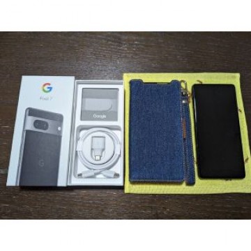 Pixel 7 Obsidian 128GB ケースとフィルム付