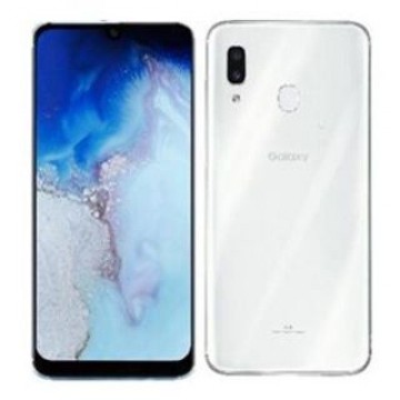 美品中古Galaxy A30 SCV43 ホワイト 64GB▽