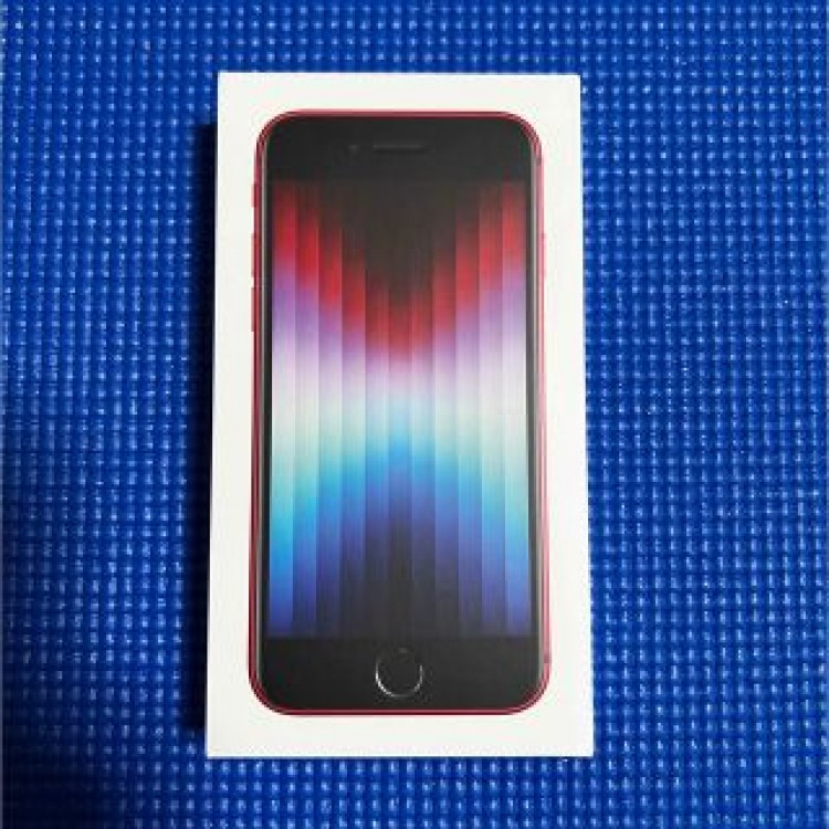 [新品] Apple iPhone SE3 64GB レッド　sim フリー