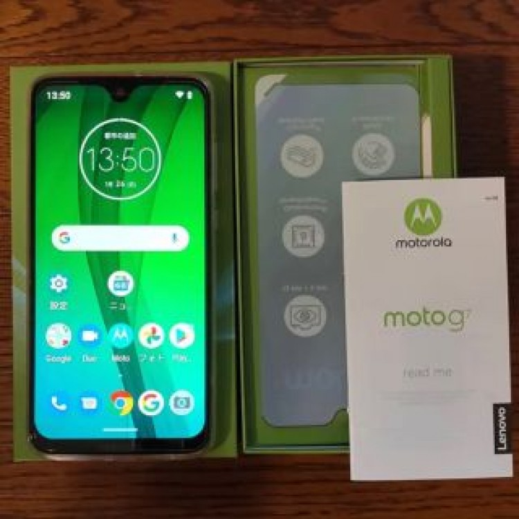 モトローラ　motoG7 スマートフォン本体