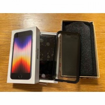 iphone SE midnight 64GB(ケース付)