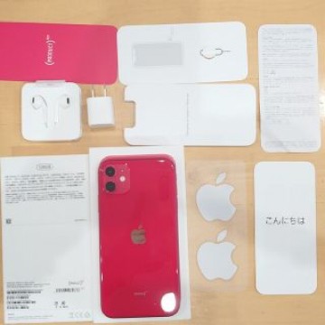 iPhone 11 (PRODUCT)RED 128 GB  赤色