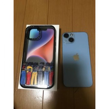 即日発送　美品　iPhone14 256GB ブルー ケース付き