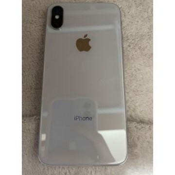 【わりと美品】iPhone X Silver 64 GB SIMフリー