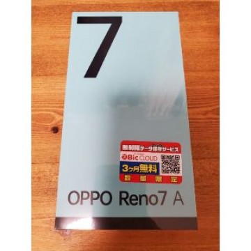 【新品·未開封】OPPO Reno7 A 国内版SIMフリー スターリーブラック