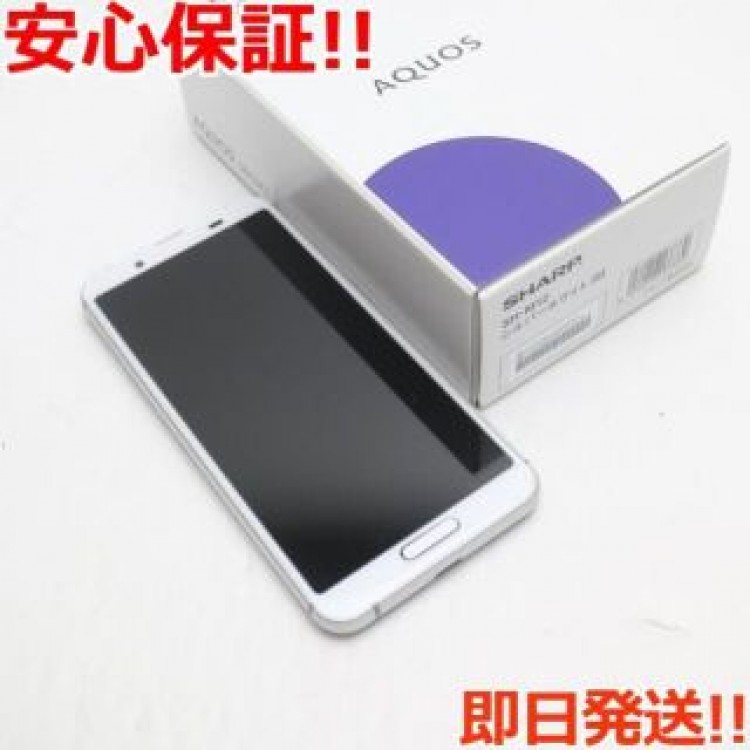 美品 SIMフリー SH-M12 シルバーホワイト