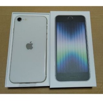 新品未使用 au iPhone SE3 64GB スターライト