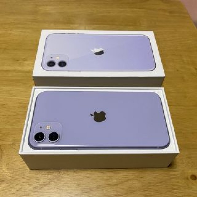 iPhone11 パープル　美品　simフリー