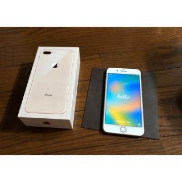 iPhone 8plus 256GB バッテリー100% ゴールド　simフリー