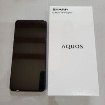 【美品】AQUOS sense4 plus  パープル SIMフリー ケース付