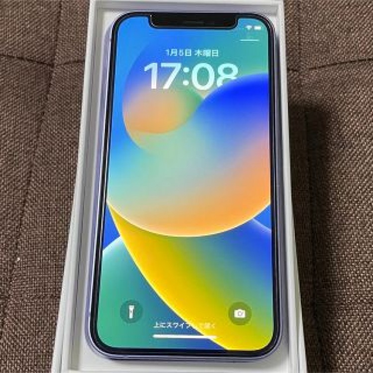 ★美品★iPhone12 mini 64GB パープル SIMフリー