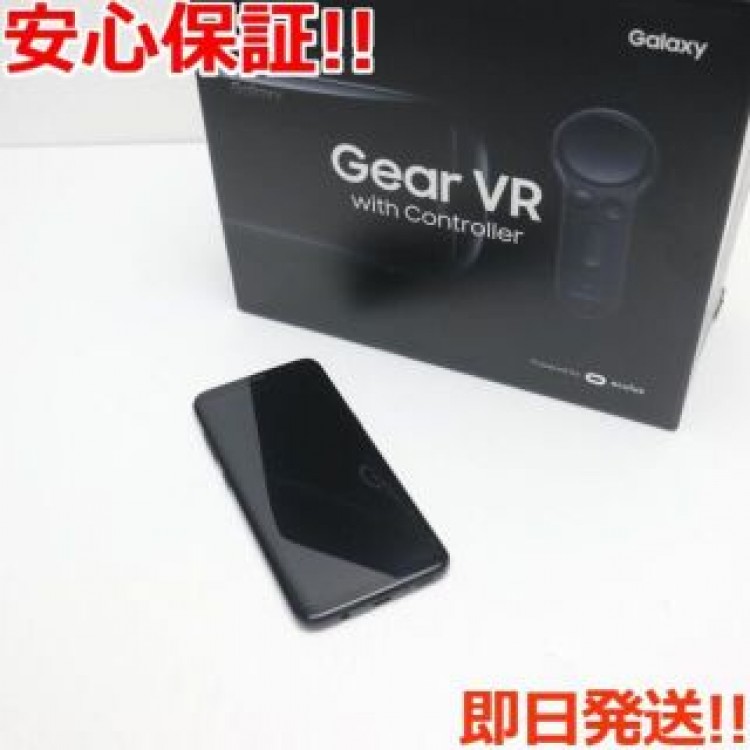 良品中古 au SCV36 Galaxy S8 ブラック 白ロム