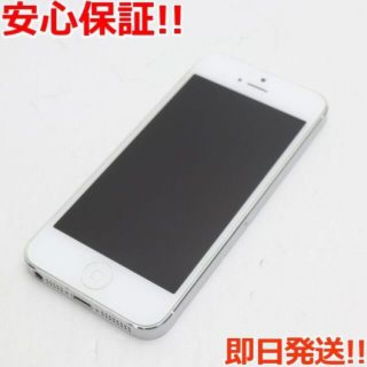 美品 iPhone5 64GB ホワイト 白ロム