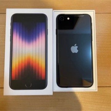 iPhone SE 第3世代 64GB ミッドナイト　SIMフリー　新品未使用