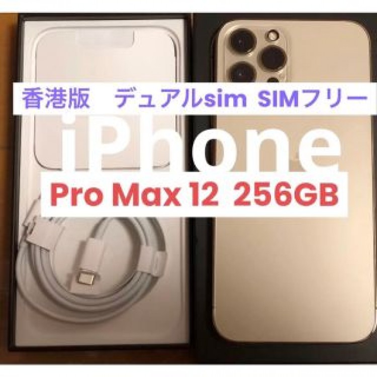 香港版 Dual SIM iPhone12 ProMAX 256GB ゴールド