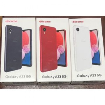 galaxy A23 5G sc-56c ドコモ 赤黒白　3台