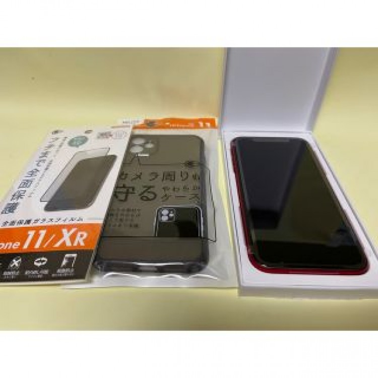 新品未使用 SIMフリー iPhone 11 128GB レッド　オマケつき