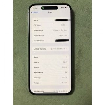 iPhone 14 pro max 256GB ディープパープル SIMフリー