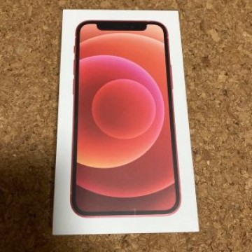 未使用　アップル iPhone12 mini 64GB RED