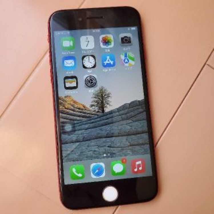iPhone7 限定 赤色 128GB sim free