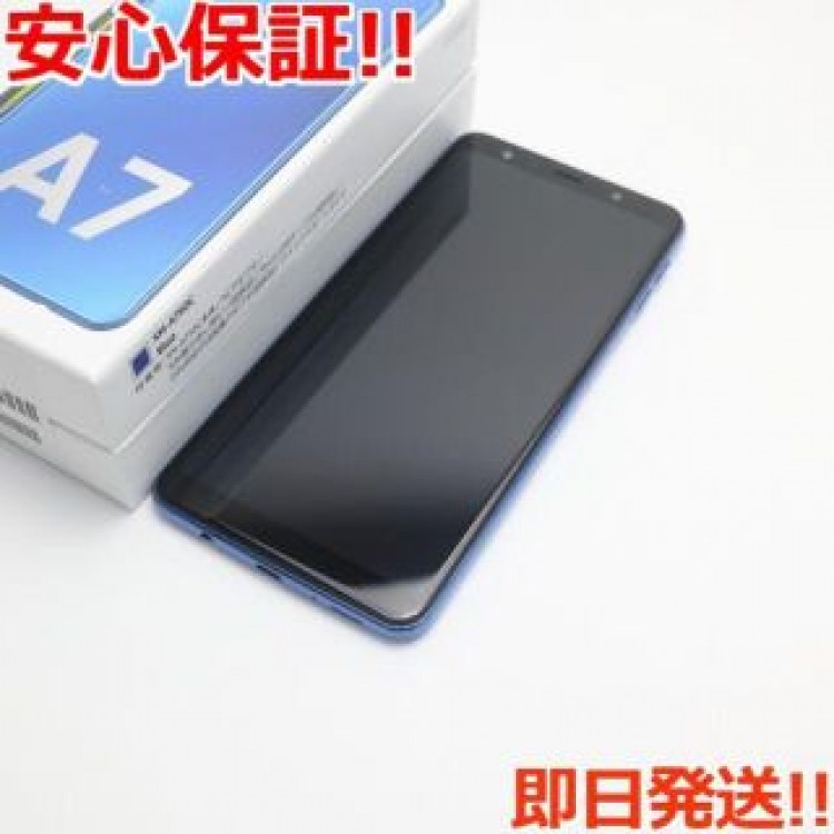 新品同様 SIMフリー Galaxy A7 ブルー