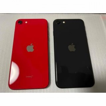 2台　iPhone SE2  64ＧＢSIMフリー　ブラック、レッド