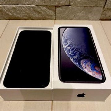 [動作確認済]iPhone XR 128GB BLACK SIMフリー