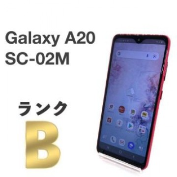 Galaxy A20 SC-02M レッド docomo SIMフリー ㉔