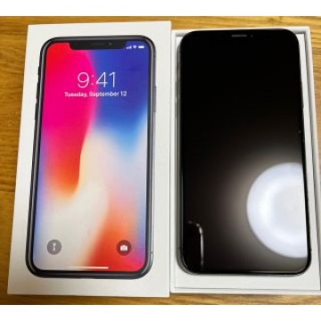 【中古】iphone X 256 GB  スペースグレイ　SIMフリー