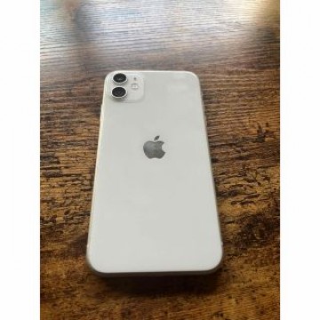 iPhone 11 128GB ホワイト　画面割　【値引き可能‼︎】